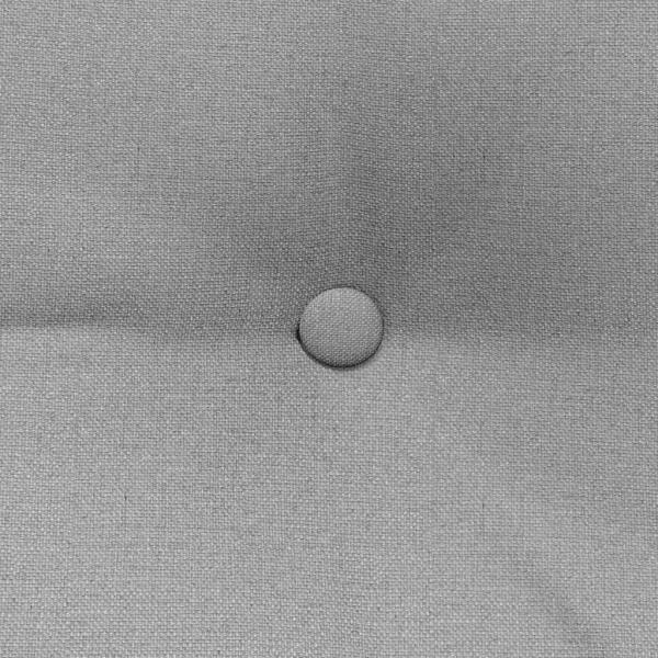 Rücken Kissen Wolkengrau 120 x 24 x 50 cm Stoff