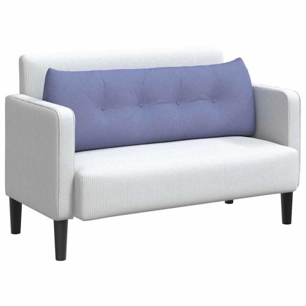 Rücken Kissen Jeans blau 140 x 24 x 50 cm Stoff