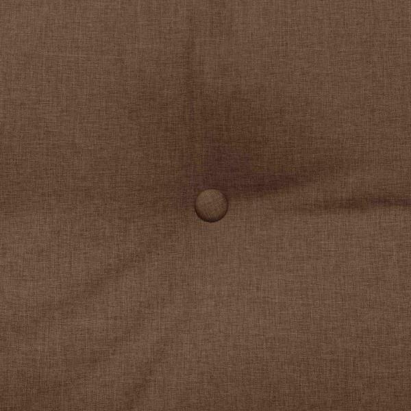 Rücken Kissen Braun 180 x 24 x 50 cm Stoff