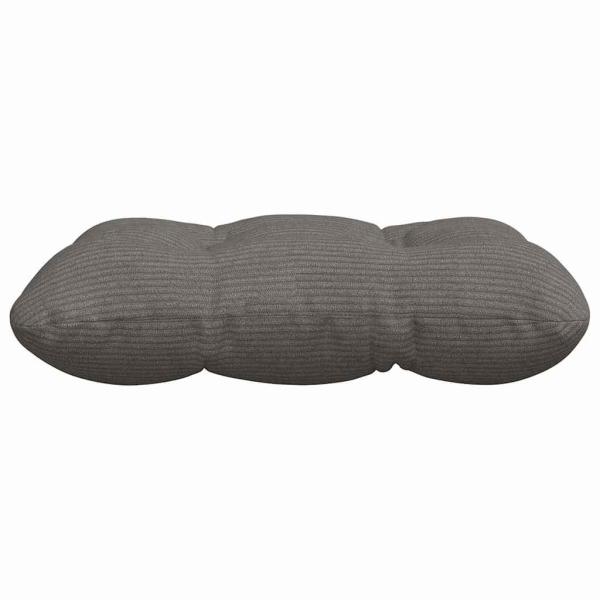 Sitzkissen 4 pcs Hellgrau 40 x 40 cm Cordstoff