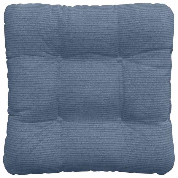 Sitzkissen 4 pcs Blau 40 x 40 cm Cordstoff