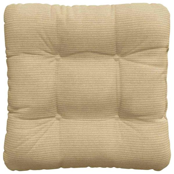 Sitzkissen 4 pcs Grau-Grün 40 x 40 cm Cordstoff