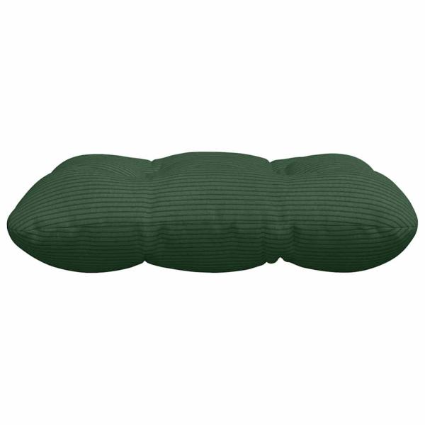 Sitzkissen 4 pcs Dunkelgrün 40 x 40 cm Cordstoff