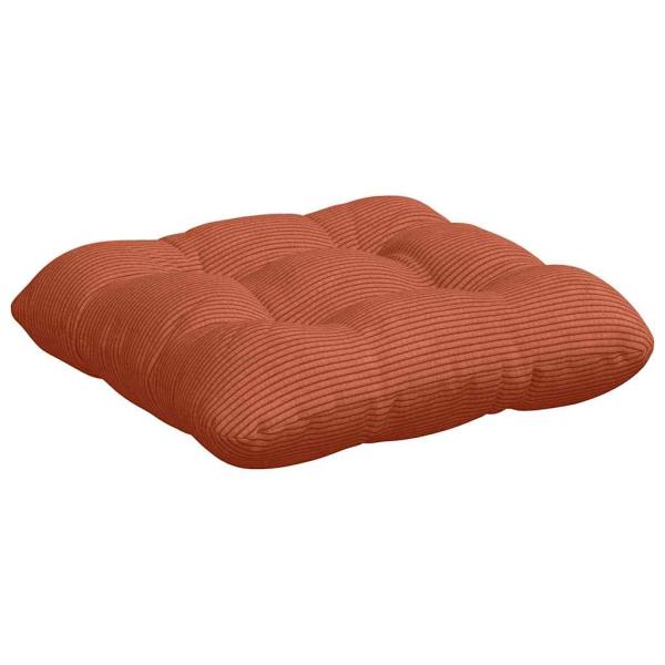 Sitzkissen 4 pcs Rot-Orange 40 x 40 cm Cordstoff
