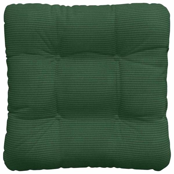 Sitzkissen 4 pcs Dunkelgrün 45 x 45 cm Cordstoff