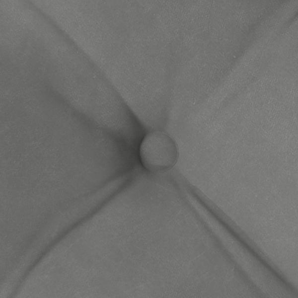 Sitzkissen 4 pcs Dunkelgrau 40 x 40 x 6 cm Mikrofaser