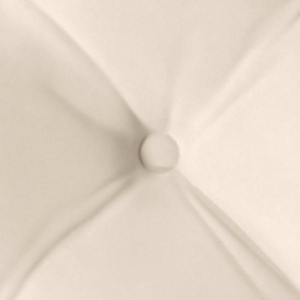 Sitzkissen 4 pcs Beige 40 x 40 x 6 cm Mikrofaser