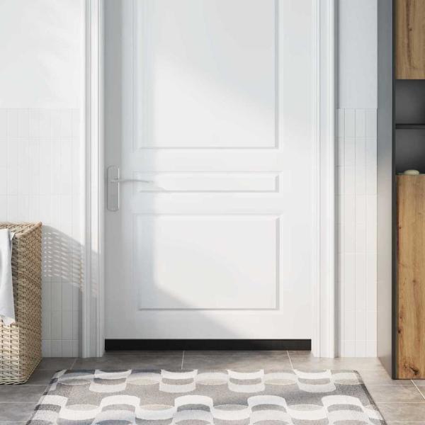 ARDEBO.de - Selbstklebende Türbürstendichtungen 2 pcs Schwarz 100 cm