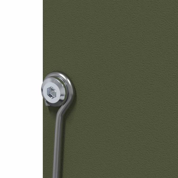 Kaninchenfütterer Olive Grün 12,5 x 12,5 x 25 cm