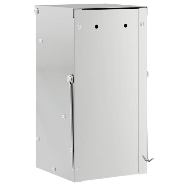 Kaninchenfütterer Silber 12,5 x 12,5 x 25 cm Verzinkter Stahl