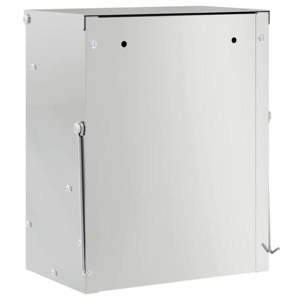 Kaninchenfütterer Silber 20 x 12,5 x 25 cm Verzinkter Stahl