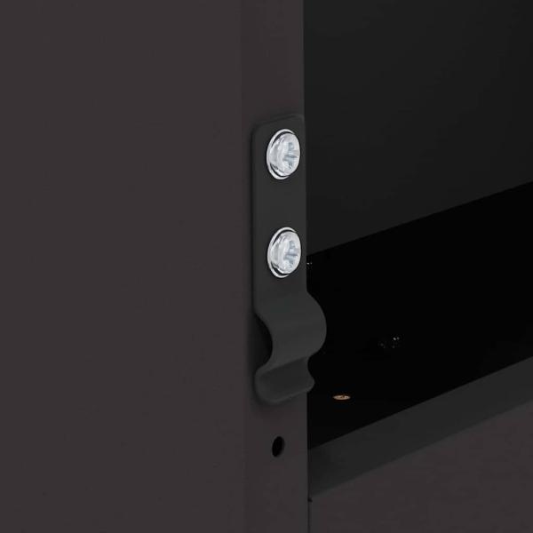 Kaninchenfütterer Schwarz 64,5 x 25,5 x 45,5 cm