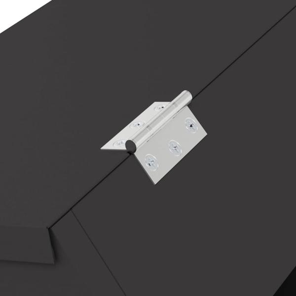 Kaninchenfütterer Schwarz 64,5 x 25,5 x 45,5 cm