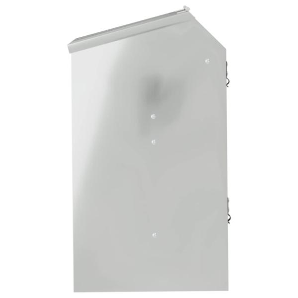 Kaninchenfütterer Silber 64,5 x 25,5 x 45,5 cm Verzinkter Stahl