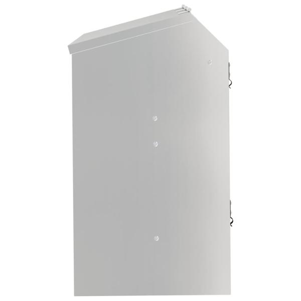 Kaninchenfütterer Silber 64,5 x 25,5 x 45,5 cm Verzinkter Stahl