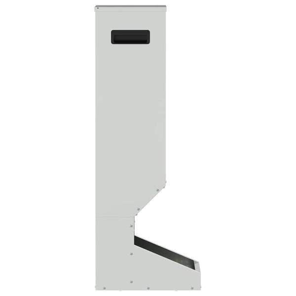 Rehfütterer Silber 28 x 30 x 80 cm Verzinkter Stahl