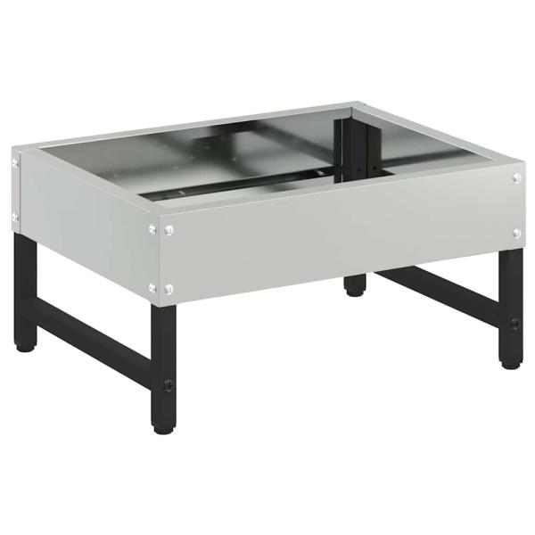 Vogel-Feeder Silber 80 x 28 x 13.5 cm Verzinkter Stahl