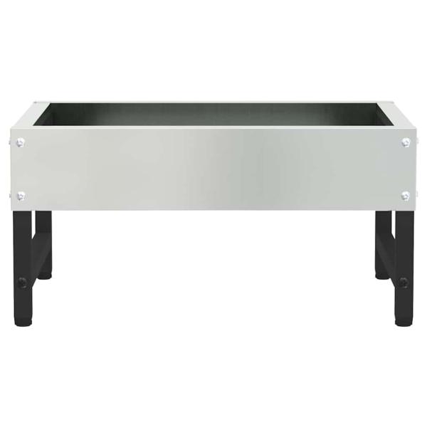 Vogel-Feeder Silber 80 x 28 x 13.5 cm Verzinkter Stahl