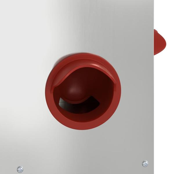 Hühnerfütterer Silber 60,5 x 29 x 51 cm Verzinkter Stahl