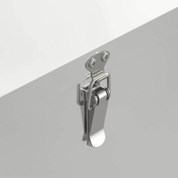 Hühnerfütterer 2 pcs Silber 60,5 x 29 x 51 cm Verzinkter Stahl