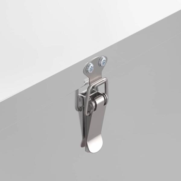 Hühnerfütterer 2 pcs Silber 60,5 x 29 x 51 cm Verzinkter Stahl