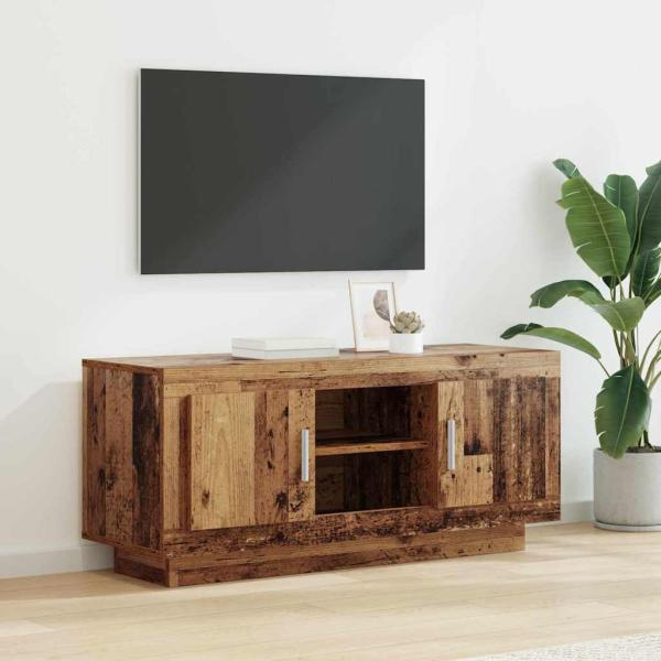ARDEBO.de - TV-Schränk Altholz 102 x 35 x 45 cm Holzwerkstoff