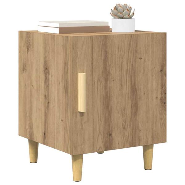 Nachttisch 2 pcs Artisan-Eiche 40 x 40 x 50 cm Holzwerkstoff