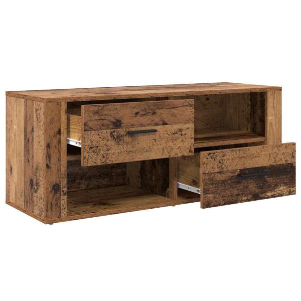 ARDEBO.de - TV-Schränk Altholz 100 x 35 x 40 cm Holzwerkstoff