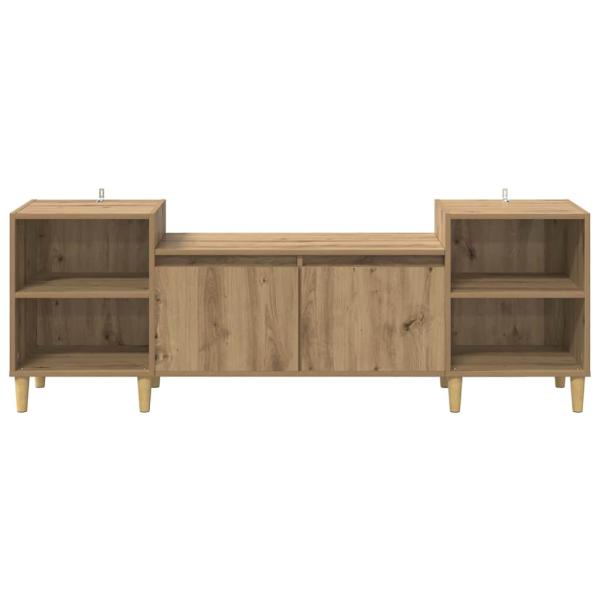TV-Schränk 160 x 35 x 55 cm Artisan-Eiche Holzwerkstoff