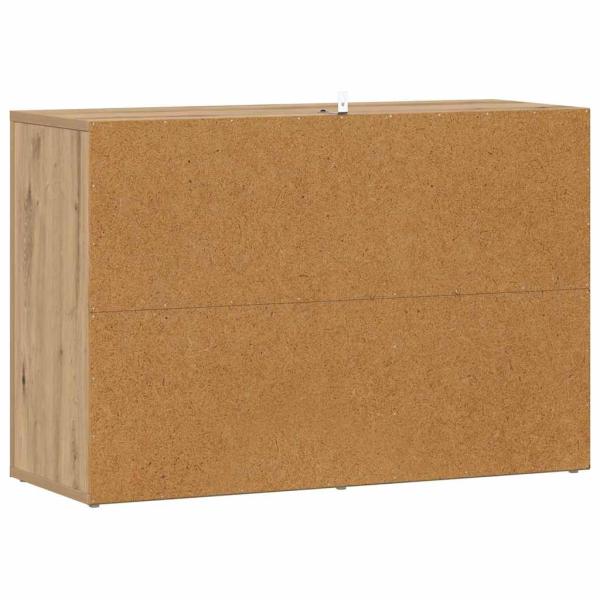 Sideboard Artisan-Eiche 80 x 30 x 53 cm Holzwerkstoff