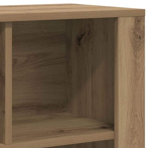 Sideboard Artisan-Eiche 80 x 30 x 53 cm Holzwerkstoff
