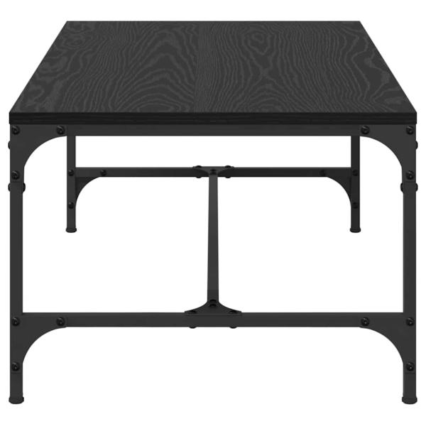 Couchtisch Schwarz Eichen-Optik 100 x 50 x 35 cm Holzwerkstoff