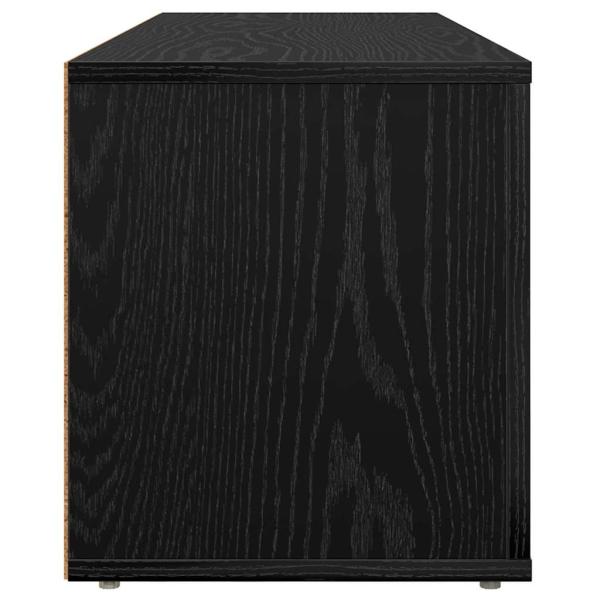 TV-Schränk Schwarz Eichen-Optik 100 x 31,5 x 35 cm