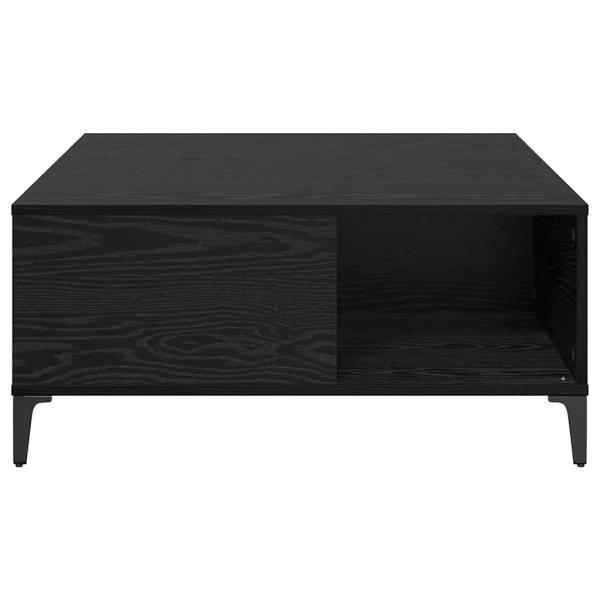 Couchtisch Schwarz Eichen-Optik 80 x 80 x 36,5 cm Holzwerkstoff