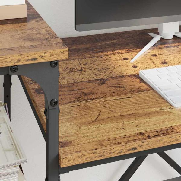 Schreibtisch Altholz 105 x 50 x 90 cm Holzwerkstoff