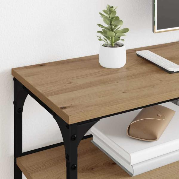 TV-Schränk Artisan-Eiche 160 x 30 x 50 cm Verbundholz und Eisen