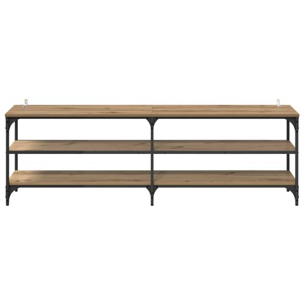 TV-Schränk Artisan-Eiche 160 x 30 x 50 cm Verbundholz und Eisen