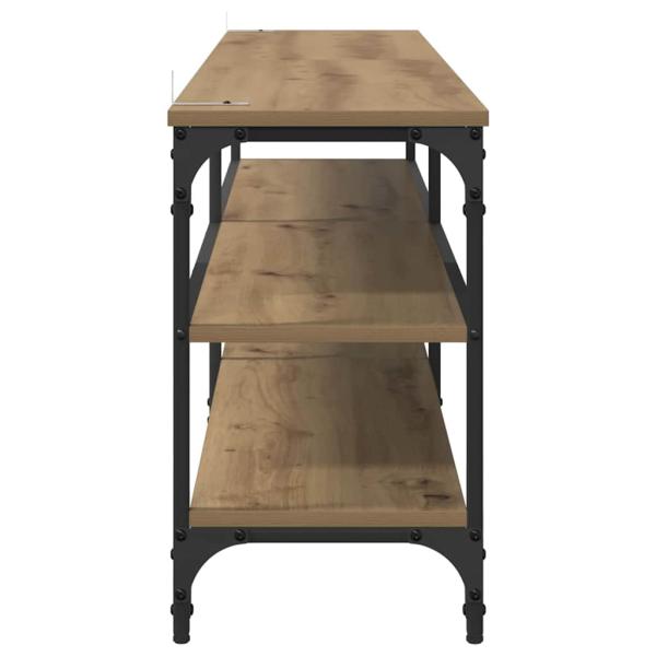 TV-Schränk Artisan-Eiche 160 x 30 x 50 cm Verbundholz und Eisen