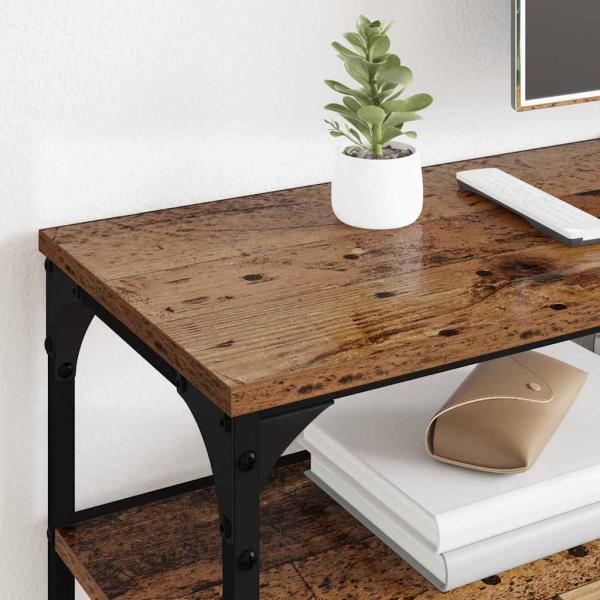 TV-Schränk Altholz 200 x 30 x 50 cm Verbundholz und Eisen