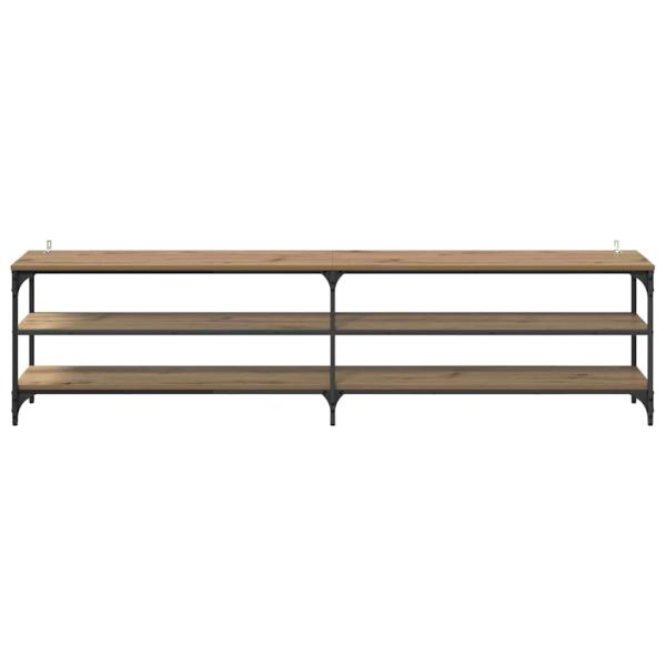 TV-Schränk Artisan-Eiche 200 x 30 x 50 cm Verbundholz und Eisen