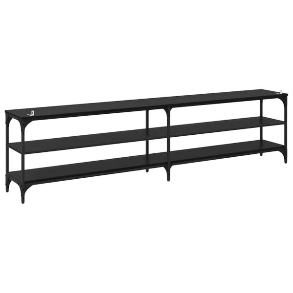 TV-Schränk Schwarz Eichen-Optik 200 x 30 x 50 cm