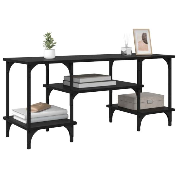 TV-Schränk Schwarz Eichen-Optik 102 x 35 x 45,5 cm