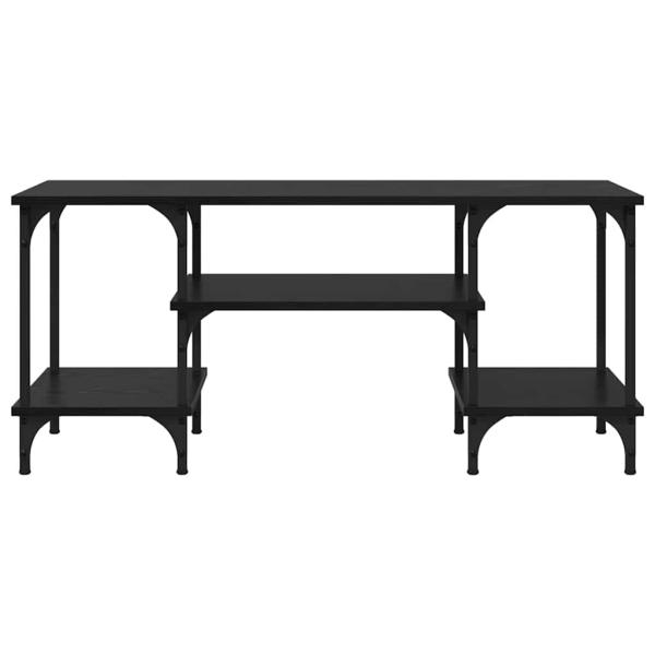 TV-Schränk Schwarz Eichen-Optik 102 x 35 x 45,5 cm