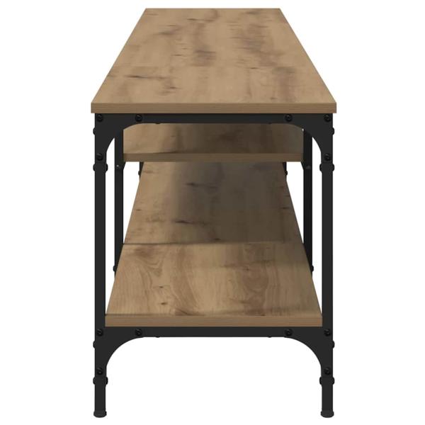 TV-Schränk Artisan-Eiche 201 x 35 x 45 cm Verbundholz und Eisen