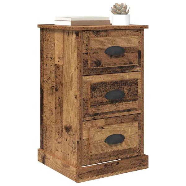 Nachttisch Altholz 39 x 39 x 67,5 cm Holzwerkstoff