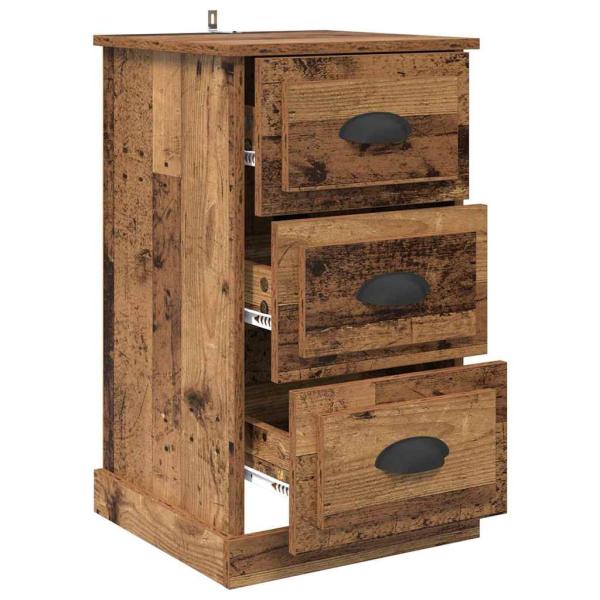 Nachttisch Altholz 39 x 39 x 67,5 cm Holzwerkstoff