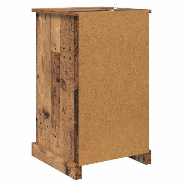 Nachttisch Altholz 39 x 39 x 67,5 cm Holzwerkstoff