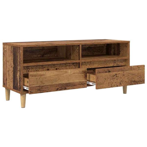 TV-Schränk Altholz 100 x 34,5 x 44,5 cm Holzwerkstoff