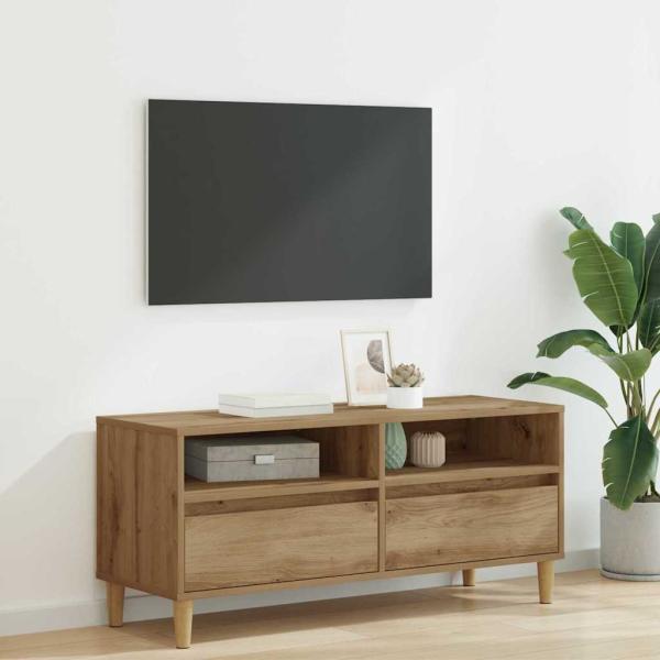 ARDEBO.de - TV-Schränk Artisan-Eiche 100 x 34,5 x 44,5 cm Holzwerkstoff