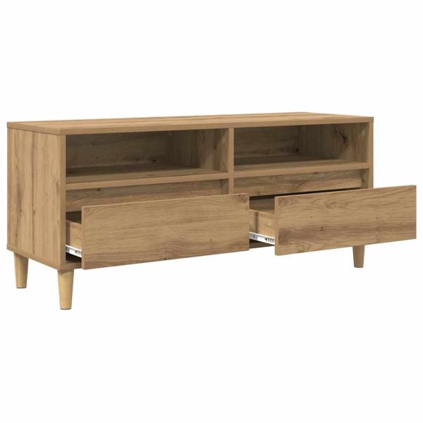 TV-Schränk Artisan-Eiche 100 x 34,5 x 44,5 cm Holzwerkstoff